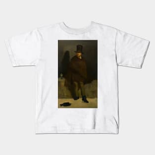 The Absinthe Drinker by Edouard Manet Kids T-Shirt